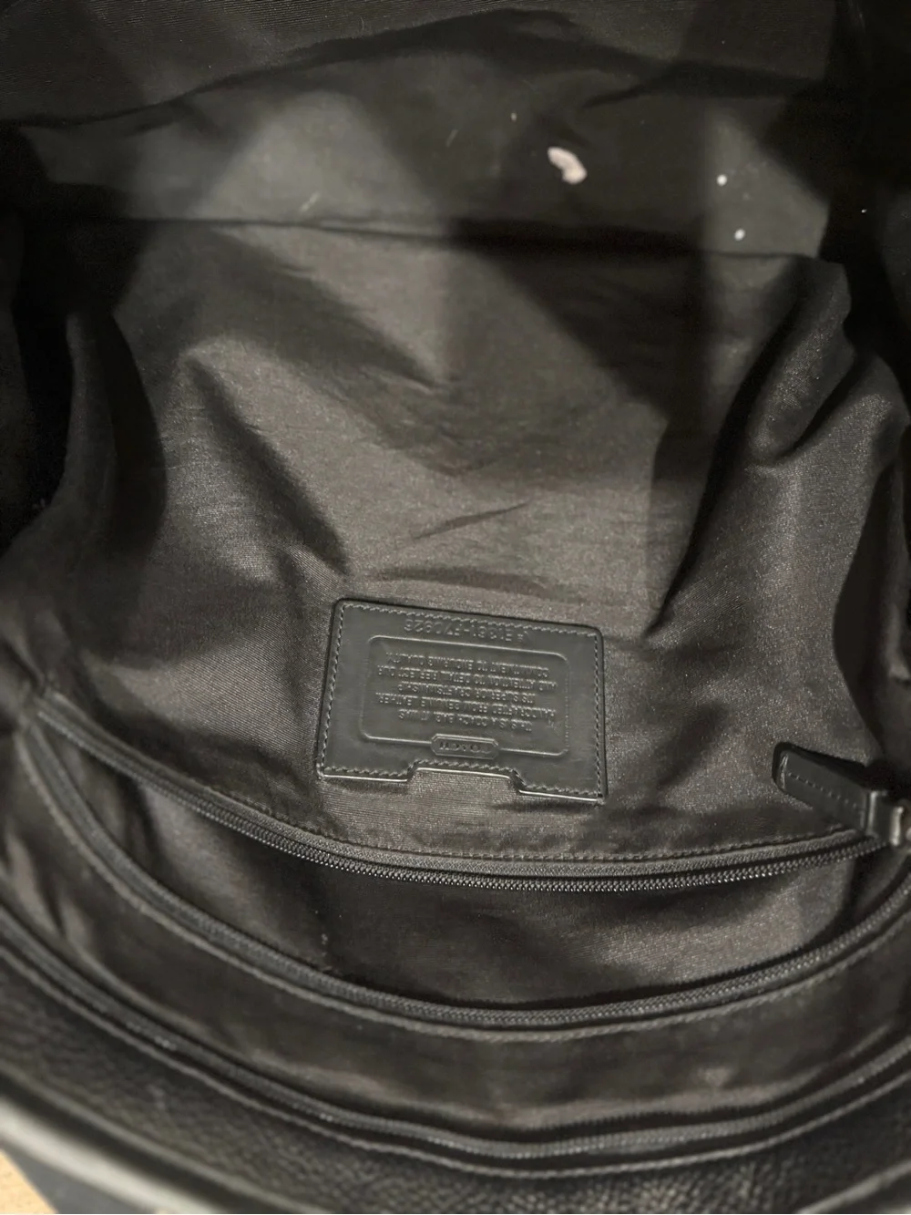 Coach Black Leather Laptop Briefcase with Shoulder Strap